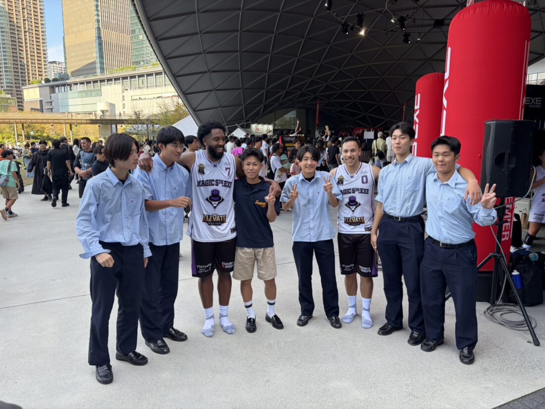 【男子バスケットボール部】３x３国際大会のプログラムに参加しました。